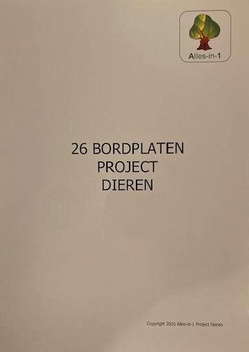 Alles-in-1 Bordplaten A3 Project Dieren (per groep), Livres, Livres scolaires, Envoi