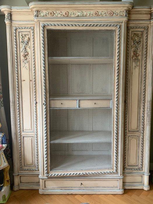 Vitrinekast - Eik - H : 230 cm, Antiek en Kunst, Antiek | Overige Antiek