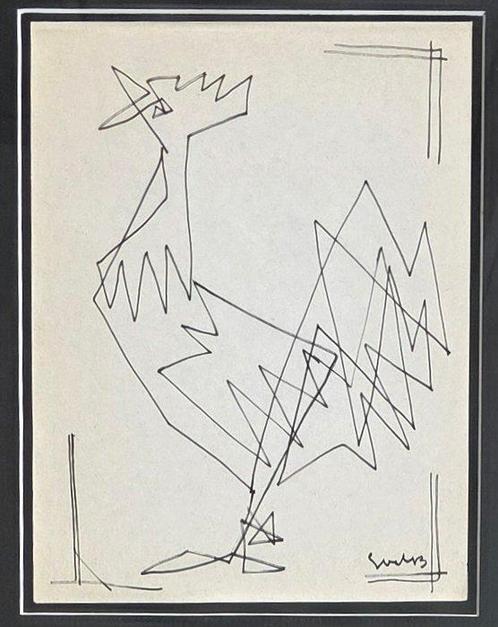 Siep Van Den Berg (1913-1998) - Geometrische Compositie van, Antiek en Kunst, Kunst | Schilderijen | Modern