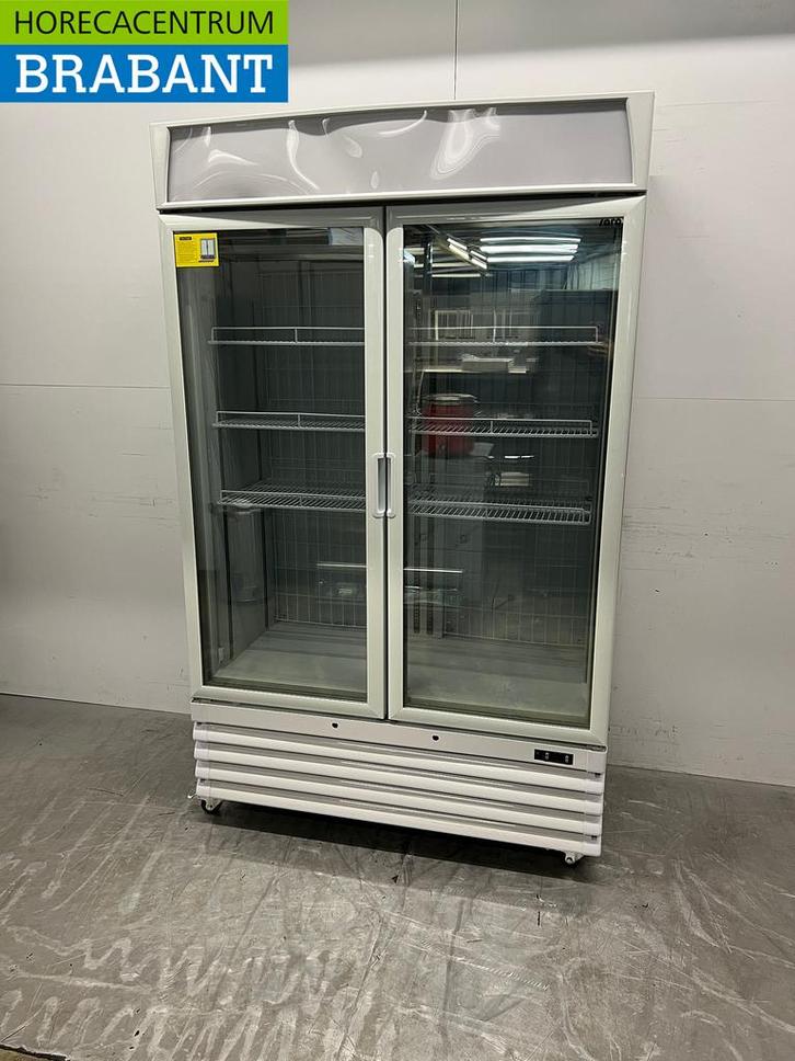 Saro Dubbeldeurs Glasdeurvriezer 800 liter verrijdbaar 230V, Zakelijke goederen, Horeca | Keukenapparatuur, Ophalen of Verzenden
