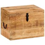 vidaXL Opbergbox 39x28x31 cm massief mangohout, Huis en Inrichting, Kasten | Overige, Verzenden, Nieuw