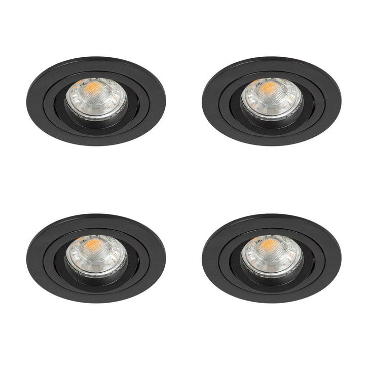 Spots inbouw Set Lune inbouwspot 4 stuks Binnenverlichting, Maison & Meubles, Lampes | Autre, Envoi