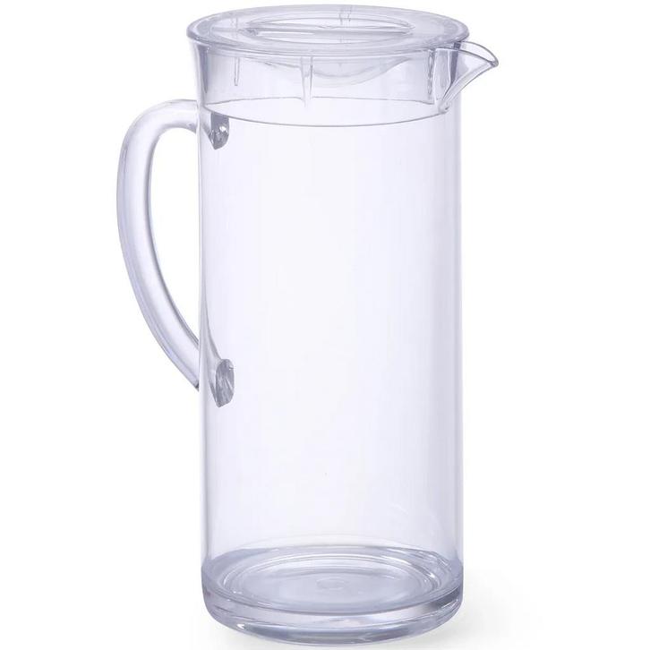Schenkkan | Kunststof | Transparant | 2L | Deksel |, Zakelijke goederen, Horeca | Keukenapparatuur, Nieuw in verpakking, Verzenden