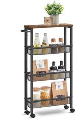 2dekans | ODADDY® Keukentrolley - Smalle Rolwagen -, Huis en Inrichting, Ophalen of Verzenden, Nieuw