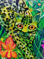 Claudine Suret-Canale - Fresque naturelle colorée avec, Antiek en Kunst