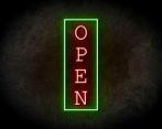 OPEN VERTICAAL 2 neon sign - LED neon reclame bord