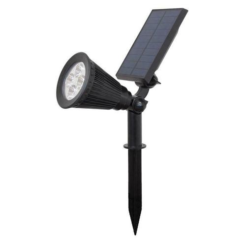 Solar grondspot 2 watt met spies daglicht wit BatterijSolar, Tuin en Terras, Buitenverlichting, Nieuw, Led, Kunststof, Zonne-energie