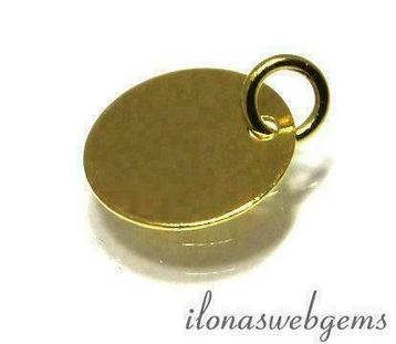 Vermeil labeltje ca. 10mm beschikbaar voor biedingen