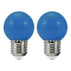 2x LED prikkabel lamp - BLAUW - voor lichtsnoer 36V, Huis en Inrichting, Verzenden, Nieuw