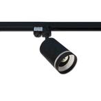 LED 1-fase railspot met GU10 fitting | Witte Ring | Zwart, Maison & Meubles, Lampes | Autre, Verzenden