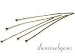Vermeil nietstift met bolletje Ca. 60x0.6mm, Verzenden, Nieuw, Overige typen