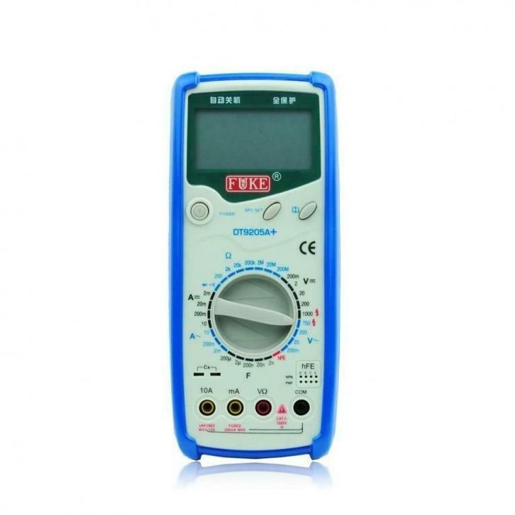 Digitale multimeter DT9208A+, Doe-het-zelf en Bouw, Elektriciteit en Kabels, Kabel of Snoer, Verzenden