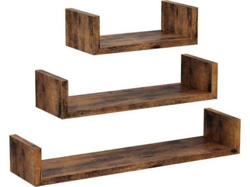 Veiling - iBella Living wandplanken set van 3 U vorm, Huis en Inrichting, Woonaccessoires | Wandplanken en Boekenplanken