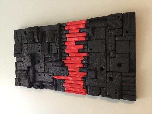 Dominique Dezen - Snijwerk, Fracture - 80 cm - Hout - 2025, Antiek en Kunst, Kunst | Designobjecten
