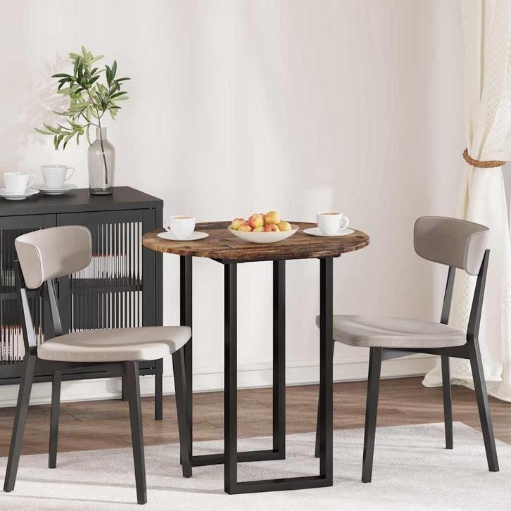 vidaXL Tafelblad Oud hout 70 x 70 x 1.5 cm Bewerkt hout, Huis en Inrichting, Tafelonderdelen, Nieuw, Verzenden