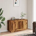 vidaXL Dressoir 102x35x55 cm bewerkt hout oud houtkleurig, Verzenden, Nieuw