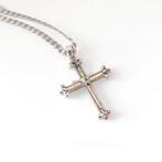 Zonder minimumprijs - Halsketting - 18 karaat Zilver, Geel, Handtassen en Accessoires, Kettingen, Nieuw