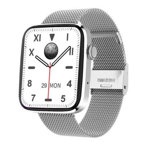 1.8 Smartwatch - Mesh Bandje Fitness Sport Activity Tracker, Handtassen en Accessoires, Smartwatches, Nieuw, Verzenden