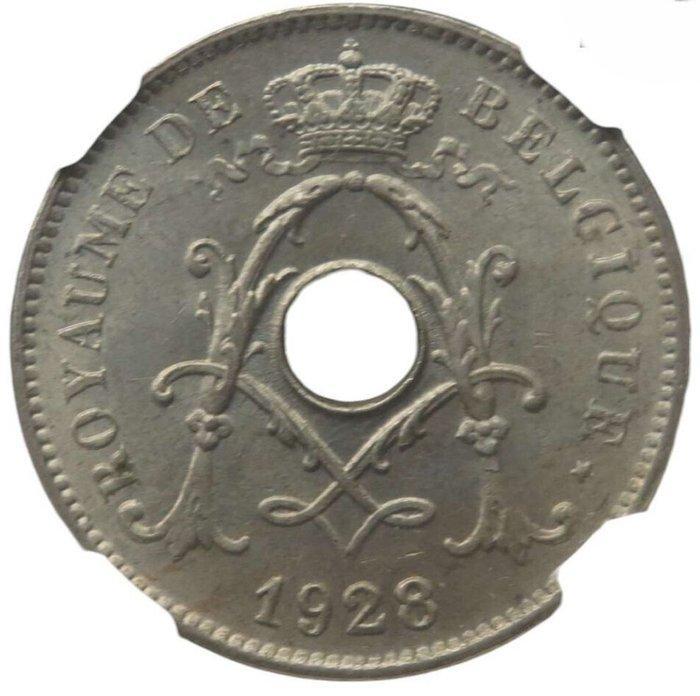 België. Albert I. 10 Centimes 1928 frans (Zonder, Postzegels en Munten, Munten | Nederland