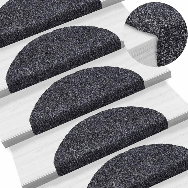 vidaXL Trapmatten Zelfklevend 15 stuks 65x21x4 cm, Doe-het-zelf en Bouw, Ladders en Trappen, Nieuw, Verzenden