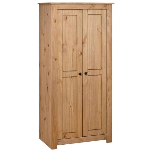 vidaXL Kledingkast Panama Range 80x50x171,5 cm massief, Huis en Inrichting, Kasten | Kleerkasten, Nieuw, Verzenden