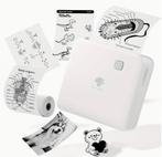 Mini fotoprinter zwartwit labelprinter labelmaker wit, Nieuw