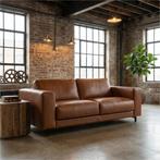 Leren bank Clear - 2,5 zits, Antiek en Kunst, Ophalen of Verzenden