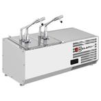 Sauzenkoeler + Dispenser | RVS | 2x 5.25L (1/4 GN) |, Verzenden, Nieuw in verpakking