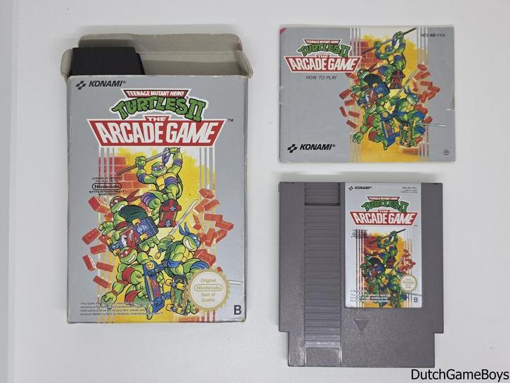 Nintendo Nes - Turtles II - The Arcade Game - FRA, Games en Spelcomputers, Games | Nintendo NES, Gebruikt, Verzenden