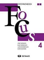 Focus 4 aso - bronnenboek (n.e.) 9789045555447 Joke Messiaen, Boeken, Schoolboeken, Verzenden, Gelezen, Joke Messiaen