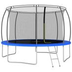vidaXL Trampolineset rond 150 kg 366x80 cm, Kinderen en Baby's, Speelgoed | Buiten | Trampolines, Verzenden, Nieuw