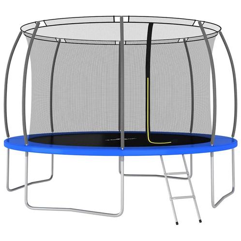 vidaXL Trampolineset rond 150 kg 366x80 cm, Kinderen en Baby's, Speelgoed | Buiten | Trampolines, Nieuw, Verzenden