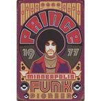 Wandbord -  Prince Minnerpolis Funk Pioneer 1977