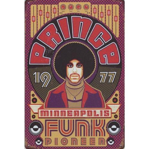 Wandbord -  Prince Minnerpolis Funk Pioneer 1977, Huis en Inrichting, Woonaccessoires | Wanddecoraties, Nieuw