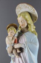 Artmark - Beeldje, Maria met Kind - 26 cm - Biscuit