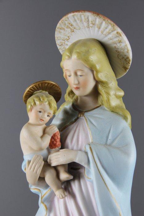 Artmark - Beeldje, Maria met Kind - 26 cm - Biscuit, Antiek en Kunst, Antiek | Boeken en Manuscripten