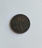 Nederland. Willem I. 1 Cent 1824 Utrecht (Zeldzaam) (Zonder, Postzegels en Munten