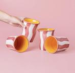 Set van 2 keramische mokken - handgemaakt, Huis en Inrichting, Keuken | Servies, Ophalen of Verzenden, Nieuw, Kop(pen) en/of Schotel(s)