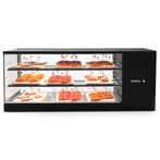 Tapasvitrine | LOGIC | Zwart | +2°C/+6°C | Statisch | 3, Zakelijke goederen, Verzenden, Nieuw in verpakking