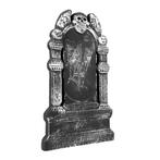 Halloween Grafsteen Schedel Kruis 50cm, Verzenden, Nieuw