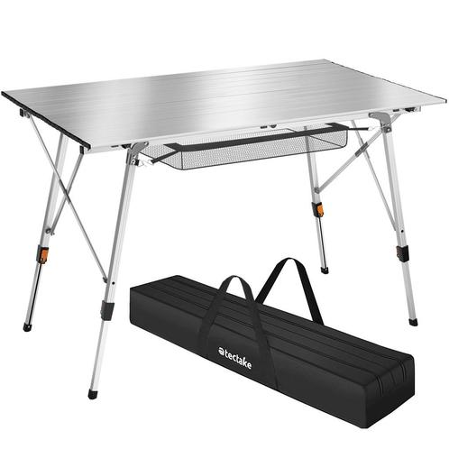 tectake Aluminium klaptafel Bastiaan in hoogte verstelbaar -, Caravans en Kamperen, Kampeeraccessoires, Verzenden