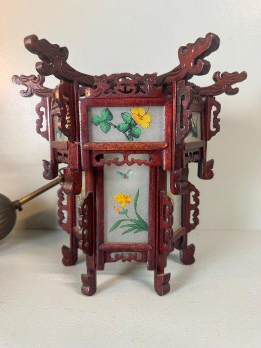 Plafondlamp - Chinese/Aziatische lantaarn chandelier lamp, Antiek en Kunst, Curiosa en Brocante