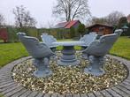 Tuinmeubelset - gegoten steen/beton - Barokstijl gietsteen
