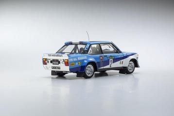 Kyosho 1:18 - Voiture de sport miniature - Fiat 131 Abarth