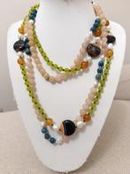 Jade - Zilver, Rozenkwarts, apatiet, jade, mos natuurlijk -, Verzamelen, Mineralen en Fossielen