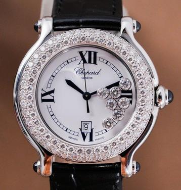 Chopard - Happy Sport 7 Floating Diamond Date Diamond Bezel beschikbaar voor biedingen