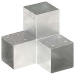 vidaXL Paalverbinding Y-vorm 101x101 mm gegalvaniseerd, Tuin en Terras, Palen, Balken en Planken, Verzenden, Nieuw