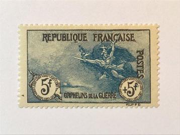 France - Orphelins 155 : certificat BRUN et signé CALVES