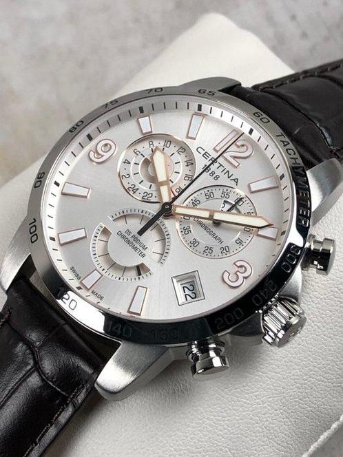 Certina - DS Podium Chronograph GMT Chronometer -, Handtassen en Accessoires, Horloges | Heren