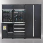 Datona Werkplaatsinrichting PREMIUM met RVS werkblad 225 cm, Doe-het-zelf en Bouw, Ophalen of Verzenden, Nieuw